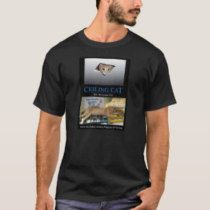 T-shirts Gato de teto