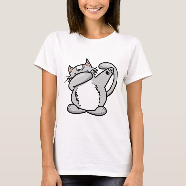 T-shirts Gato de toque ligeiro (Frente)