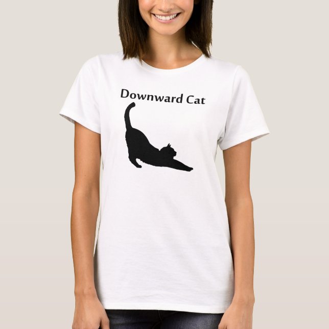 T-shirts Gato descendente (Frente)