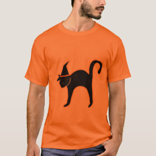 T-shirts Gato do Dia das Bruxas