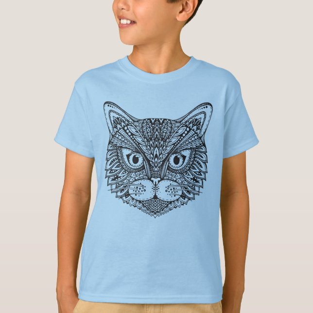 T-shirts Gato do estilo (Frente)