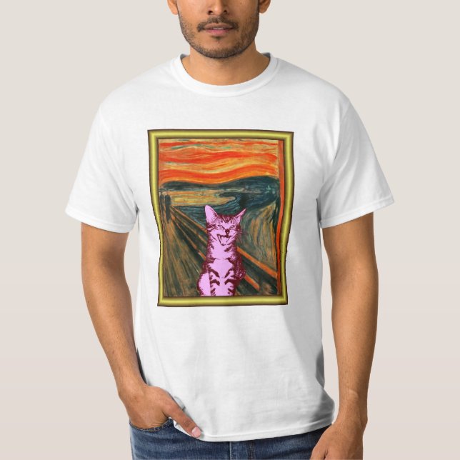 T-shirts Gato do gritar! (Frente)