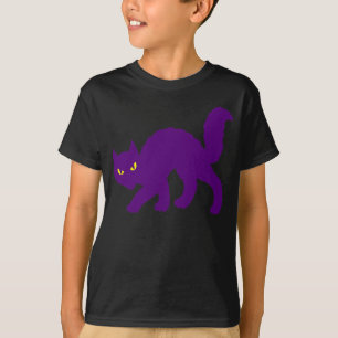 T-shirts Gato Espiritual Assustador de Halloween Mau