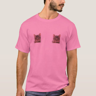 T-shirts Gato-Estreitamentos