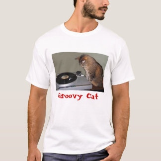 T-shirts Gato Groovy