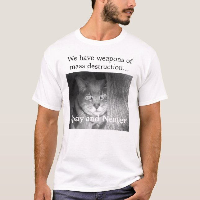 T-shirts Gato internacional de Riley do mistério (Frente)