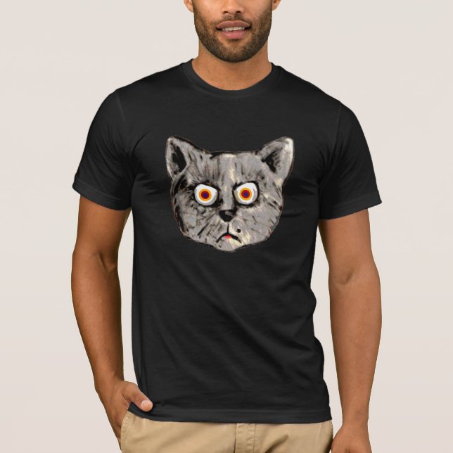 T-shirts gato louco (Frente)