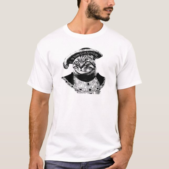 T-shirts Gato malhado de Henry VIII (Frente)