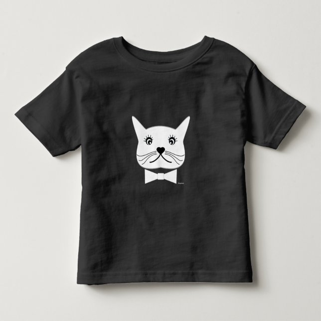 T-shirts Gato - Meu Gato engraçado de olhos cruzados, Bebês (Frente)