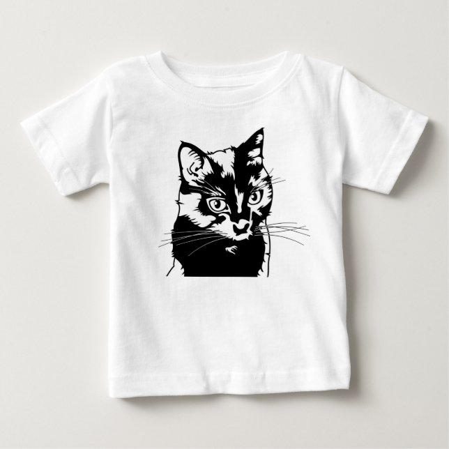 T-shirts Gato Negro (Frente)
