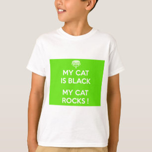 T-shirts Gato negro rocha