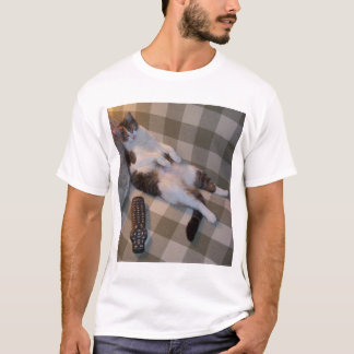 T-shirts Gato preguiçoso