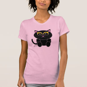T-shirts Gato preto