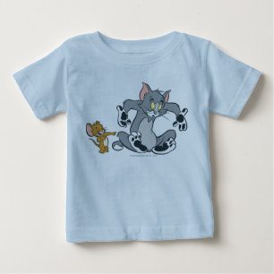 T-shirts Gato preto da pata de Tom e de Jerry