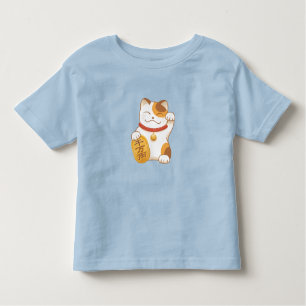T-shirts Gato Sortudo Japonês, Maneki Neko