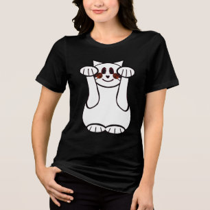 T-shirts Gato Sortudo - Segure-Me - Pega-Me!