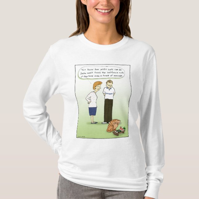 T-shirts Gato Sushi (Frente)