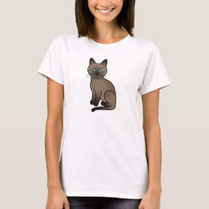 T-shirts Gato Tonquinês Marrom