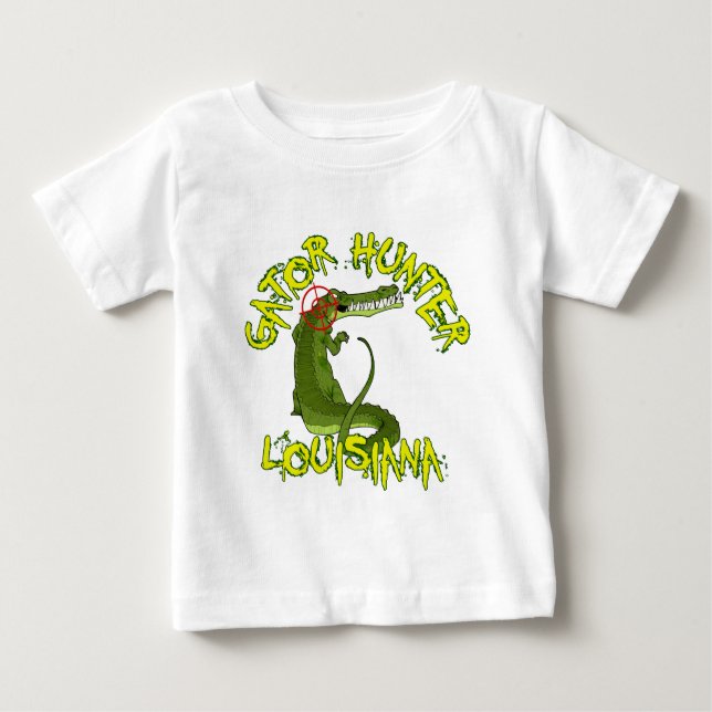 T-shirts Gator Hunter Louisiana (Frente)