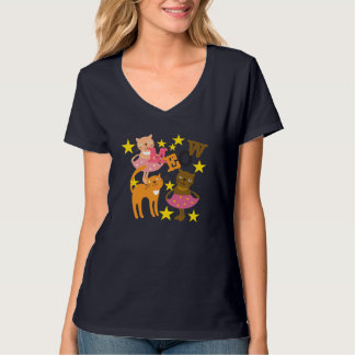 T-shirts Gatos Dançantes