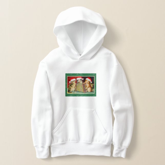 T-shirts Gatos de Natal Vintage (Postura )