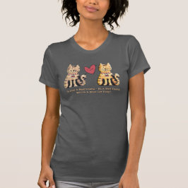 T-shirts Gatos Fofos e Desgrenhados Personalizados