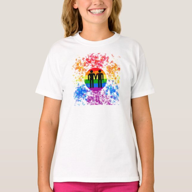 T-shirts Gay love (Frente)