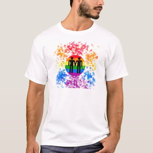 T-shirts Gay love (Frente)
