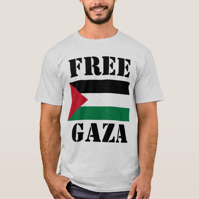 T-shirts Gaza livre (Frente)