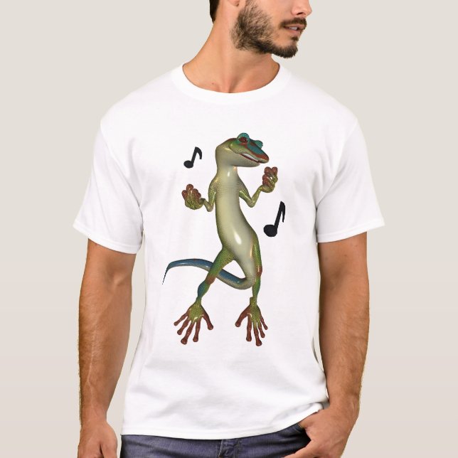 T-shirts Gecko dance (Frente)