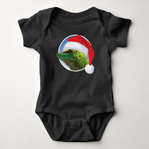 T-shirts Geco de Natal - Bodysuit de Jersey para Bebê
