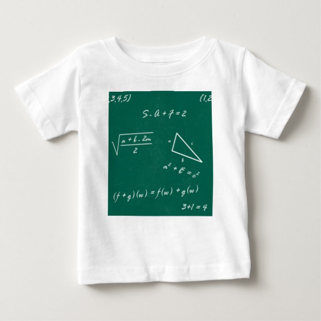 T-shirts geek de álgebra professor de matemática (Frente)
