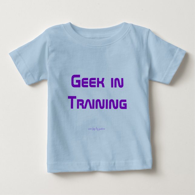 T-shirts Geek no treinamento (Frente)