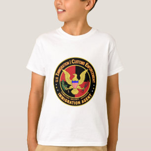 T-shirts GELO - imigração & aplicação da alfândega
