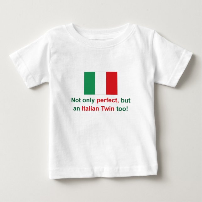 T-shirts Gêmeo italiano perfeito (Frente)