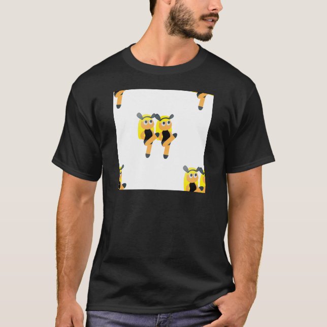 T-shirts gêmeos emoji (Frente)