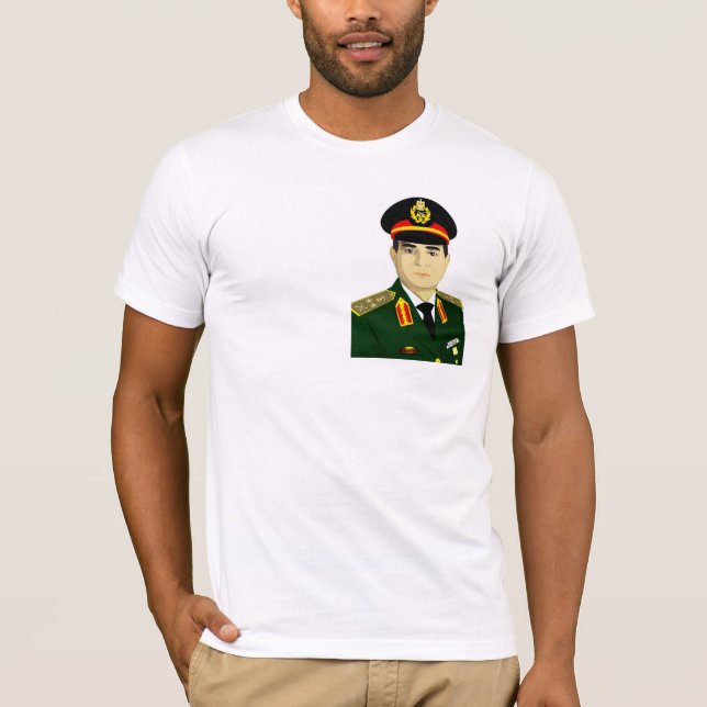T-shirts General Abd-EL-Fatah Al-Sissi (Frente)