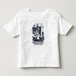 T-shirts General George A. Custer (1839-76) com seu indiano