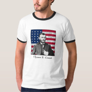 T-shirts General Grant e a bandeira americana