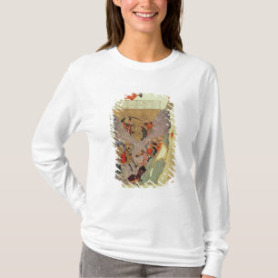 T-shirts Genghis Khan (c.1162-1227) que luta os chineses
