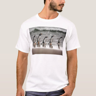 T-shirts Gentoos na praia