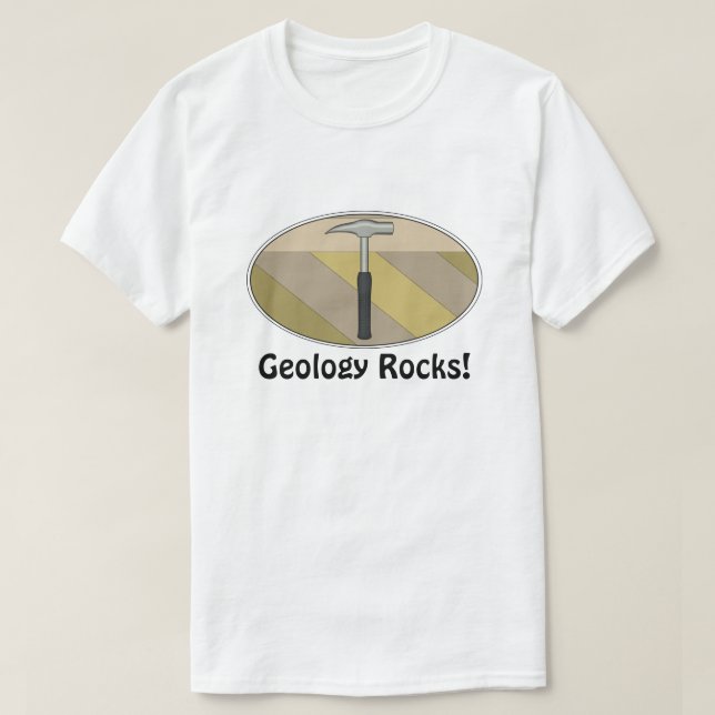 T-shirts Geologia Rocks! (Frente do Design)