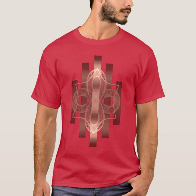 T-shirts Geometria básica sagrada dos homens (Frente)