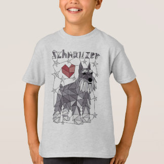 T-shirts Geométrico Schnauzer