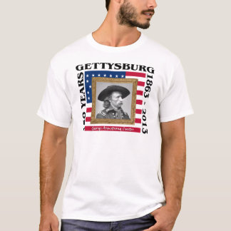 T-shirts George Custer - 150th aniversário Gettysburg