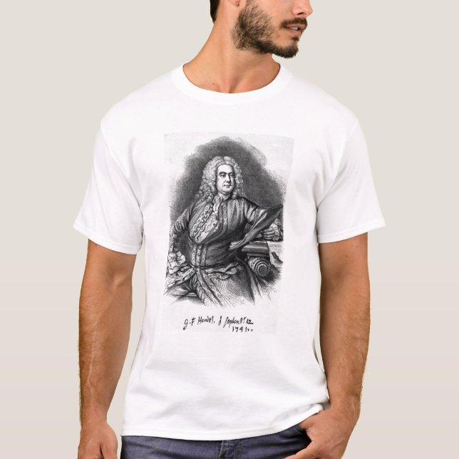 T-shirts George Frederick Handel, 1749 (Frente)