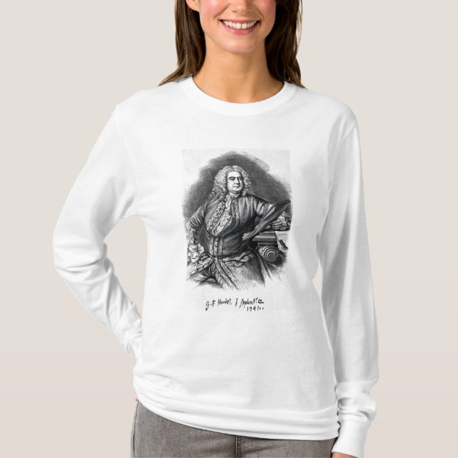 T-shirts George Frederick Handel, 1749 (Frente)