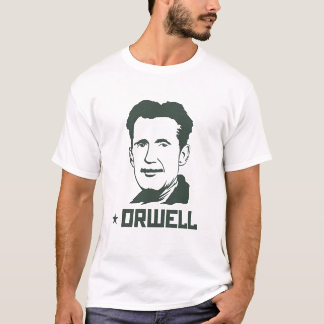 T-shirts George Orwell 84 1984 jérseis (Frente)