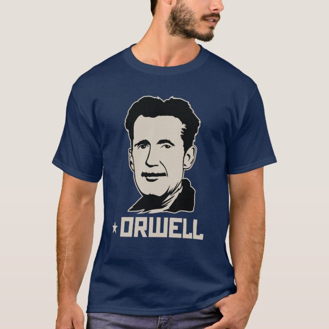 T-shirts George Orwell 84 1984 jérseis (Frente)