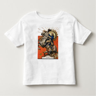 T-shirts George Washington a cavalo